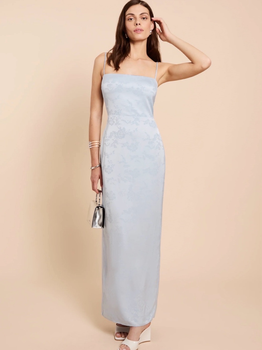 kourt Calla Dress From Tibi factory Baby Blue